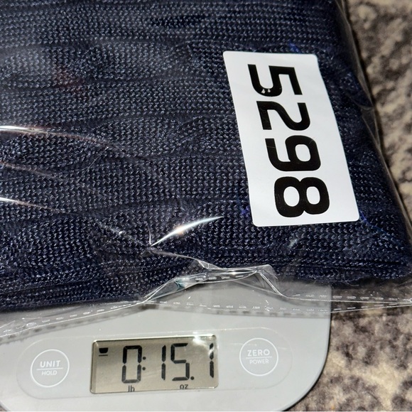 Lauren Ralph Lauren Women’s Size XL Navy Blue Scoop Neck Cable Knit Sweater - Picture 7 of 7